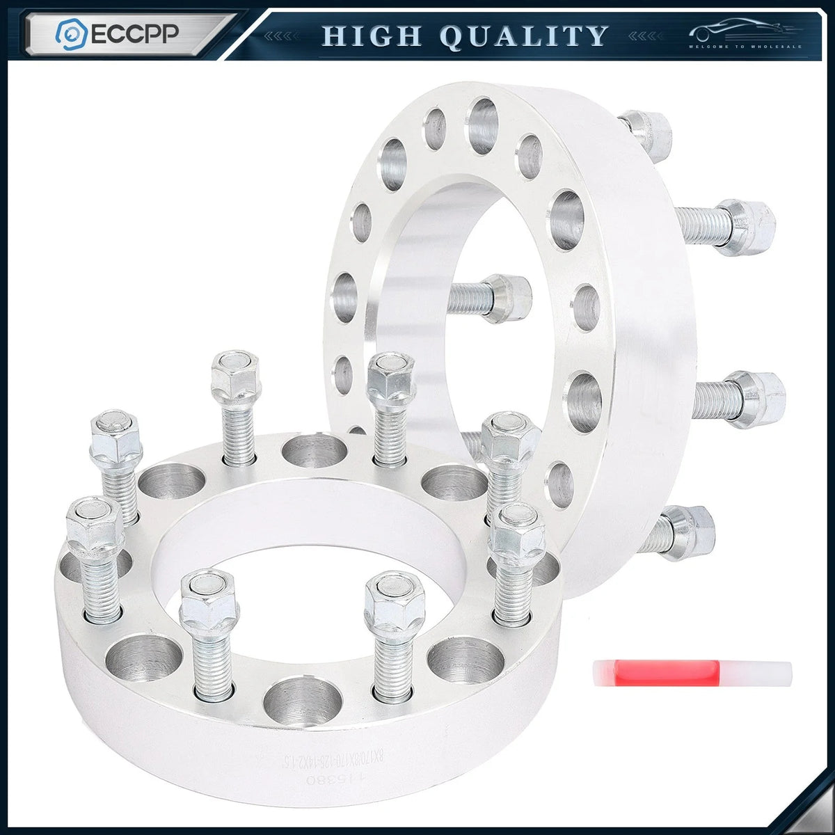 ECCPP 2 Pcs 1.5" 8x170 Wheel Spacers 14x2 Fits Ford F-250 Super Duty 1999-2002 6B93BC-57 [1]