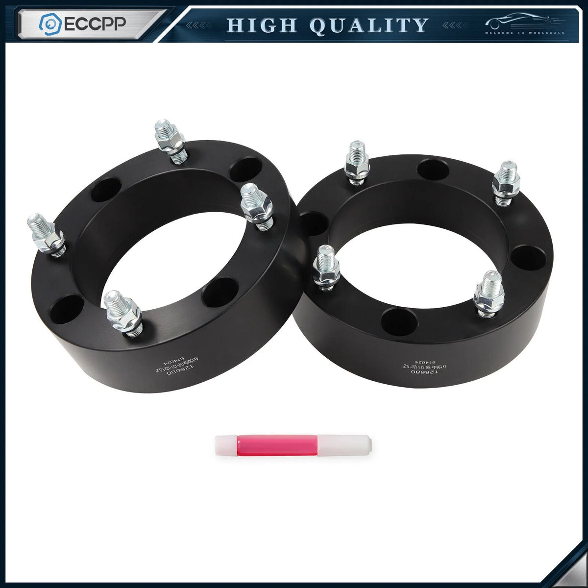 ECCPP 2 Pcs 2" 4x156 Wheel Spacers 12x1.5 For Polaris Ranger Crew XP 900 1000 ECCPP [1]