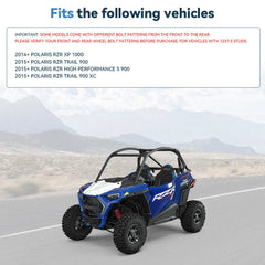 ECCPP 2 Pcs 2" 4x156 Wheel Spacers 12x1.5 For Polaris Ranger Crew XP 900 1000 ECCPP [3]