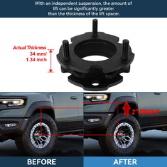 ECCPP 2" Front 2" Rear Leveling Lift Kit For Chevy Colorado GMC Canyon 2015-2022 6B93BC-57 [2]