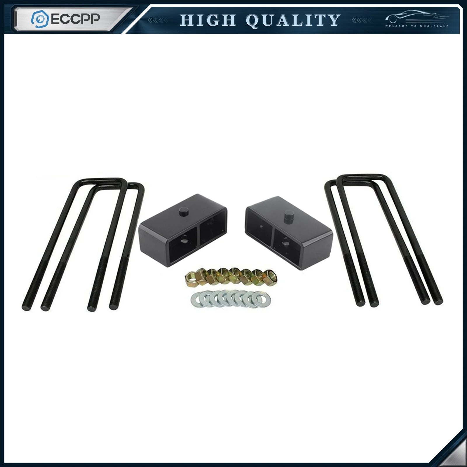 ECCPP 2" Rear Leveling Lift Kit Fits Chevy Silverado GMC Sierra 1500 1999-2024 6B93BC-57 [1]