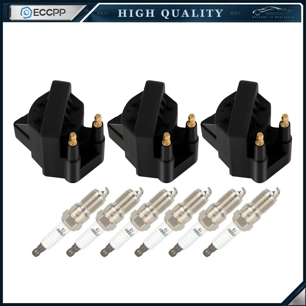 ECCPP 3 For 3.8L Buick Allure LaCrosse LeSabre Impala Ignition Coil Spark Plug ECCPP [1]