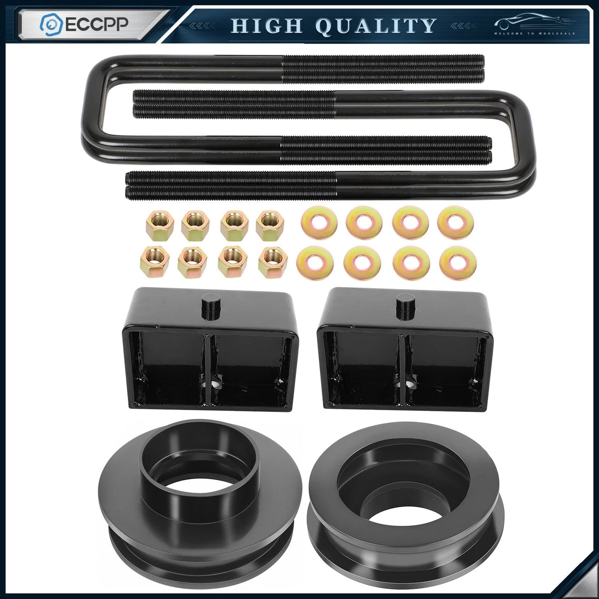 ECCPP 3" Front & 3" Rear Leveling Lift Kit For 1994-2001 Dodge Ram 1500 RWD Only 6B93BC-57 [1]