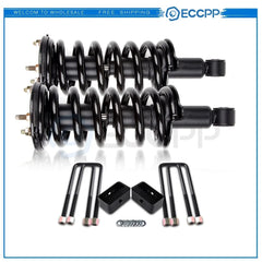 ECCPP 3'' Rear Leveling kit & 2 Front Complete Struts For Nissan Titan 2004-2015 KOEEP [1]