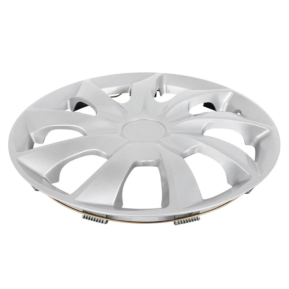 ECCPP 4Pcs 17 inch Wheel Hub Caps Silver For R17 Tires Wheel Rim Covers Snap-On 6B93BC-57 [4]