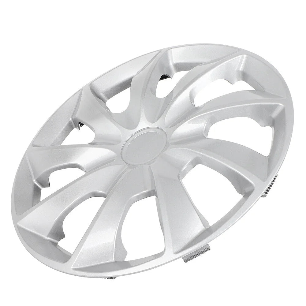 ECCPP 4Pcs 17 inch Wheel Hub Caps Silver For R17 Tires Wheel Rim Covers Snap-On 6B93BC-57 [6]