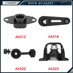 ECCPP 4Pcs Engine Mount Motor For 2009-14 Nissan Versa 1.8L/2007-2012 Cube 1.8L 6B93BC-57 [1]