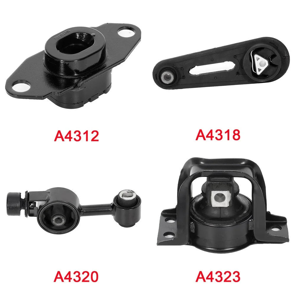 ECCPP 4Pcs Engine Mount Motor For 2009-14 Nissan Versa 1.8L/2007-2012 Cube 1.8L 6B93BC-57 [2]