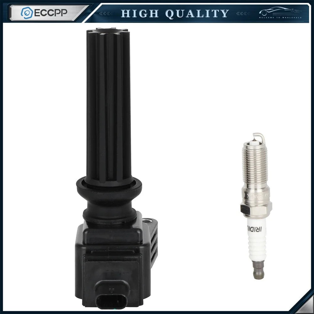 ECCPP 4 Ignition Coil & Spark Plug For 2.0L L4 12 13 15 Ford Explorer Focus Edge 6B93BC-57 [11]