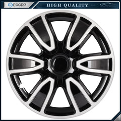 ECCPP 4 Pcs 15 inch Universal Hub Caps Wheel Cover Kit Snap On For R15 Tire Rim KOEEP [4]