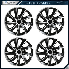 ECCPP 4 Pcs Wheel Hub Caps with Snap-On Retention Rings For 17 inch R17 Tires 6B93BC-57 [1]