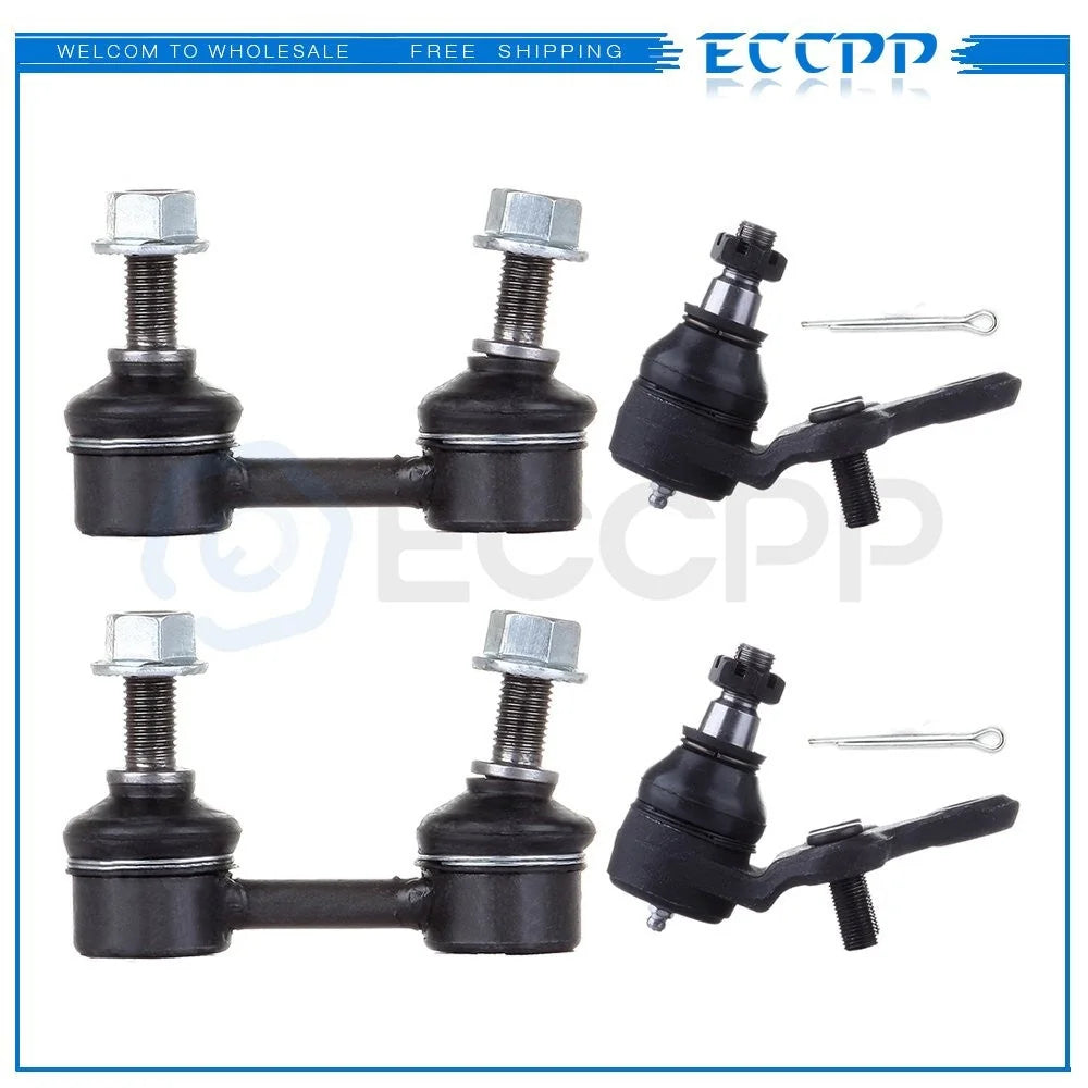 ECCPP 4set Front Lower Ball Joints Sway Bar Link Fits 1995 1996 Toyota Avalon KOEEP [1]