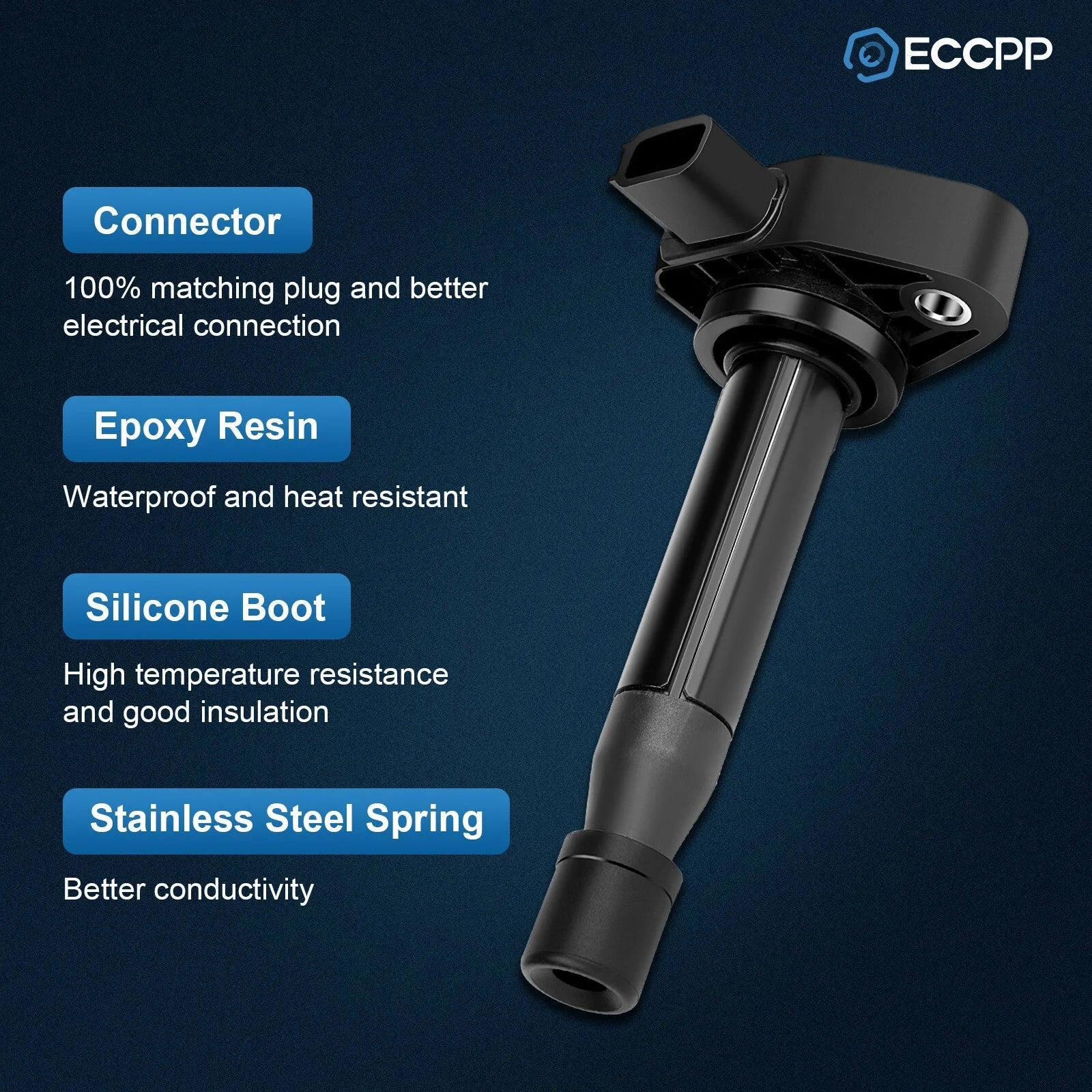 ECCPP 6 For 00 01 02 03 04 05 06 07 Honda Accord 3.0L V6 Ignition Coil UF242 ECCPP [4]