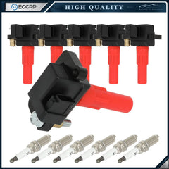 ECCPP 6 For 3.6L 10-14 Subaru Tribeca Outback Legacy Ignition Coil & Spark Plug KOEEP [1]