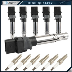 ECCPP 6 For Porsche Cayenne 3.6L 2011-2014 Ignition Coil & Spark Plug UF661 6B93BC-57 [1]