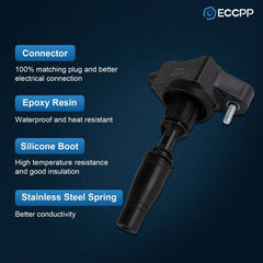 ECCPP 6 Ignition Coils For 2016-2019 Cadillac ATS CT6 CTS Camaro 3.6L V6 KOEEP [4]