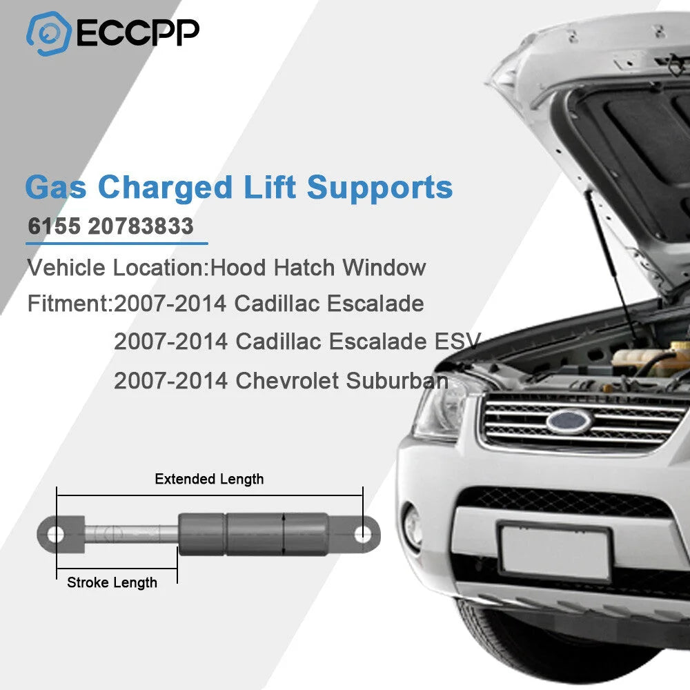 ECCPP 6x Hood+Window+Tailgate Lift Supports Struts For 1997-2002 Ford Expedition 6B93BC-57 [2]