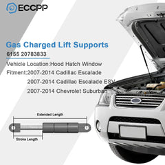 ECCPP 6x Hood+Window+Tailgate Lift Supports Struts For 1997-2002 Ford Expedition 6B93BC-57 [2]