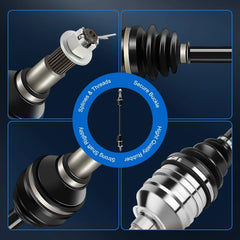 ECCPP CV Axle Set Fits Can-Am Maverick 1000R 2013-2015 Front Left & Right KOEEP [3]