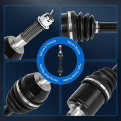 ECCPP CV Axle Set Fits Polaris Ranger 500 2005-2007 Rear Left & Right 6B93BC-57 [3]