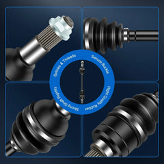 ECCPP CV Axle Set Fits Yamaha Grizzly 700 2014-2019 Rear Left & Right 6B93BC-57 [3]