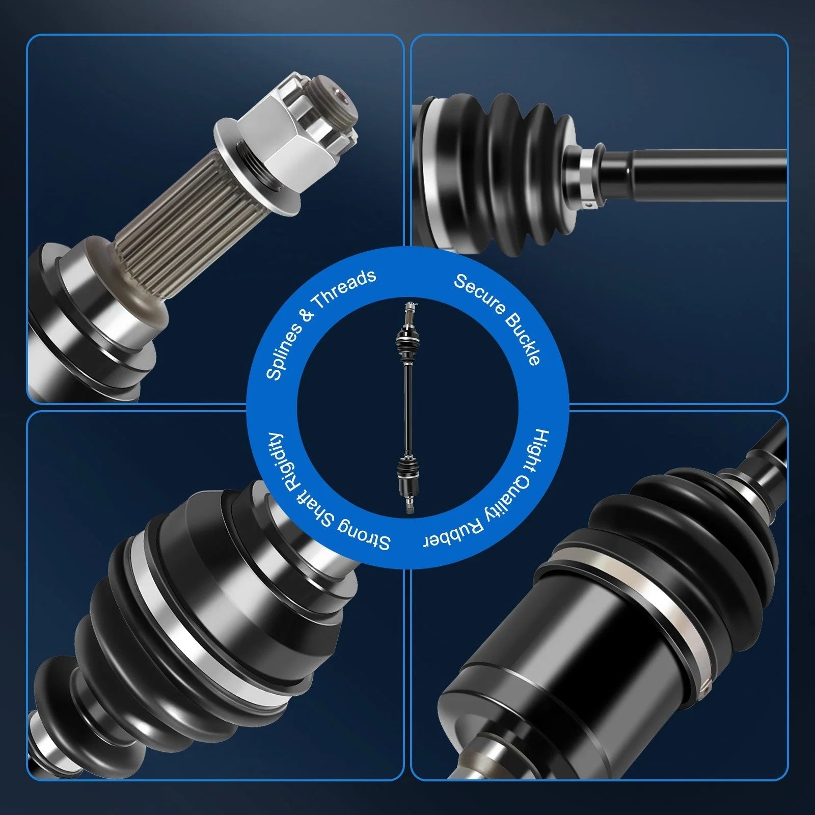 ECCPP CV Joint Axle Fits John Deere Gator XUV 825i 2014-2017 Front Left Side 6B93BC-57 [3]