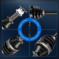 ECCPP CV Joint Axle Fits Polaris Hawkeye 300 2006-2011 Rear Left/Right KOEEP [3]