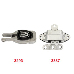 ECCPP Engine Motor Mount 2PCS Set For 2013 2014 2015 2016-2019 Trax L4 1.4L 6B93BC-57 [2]