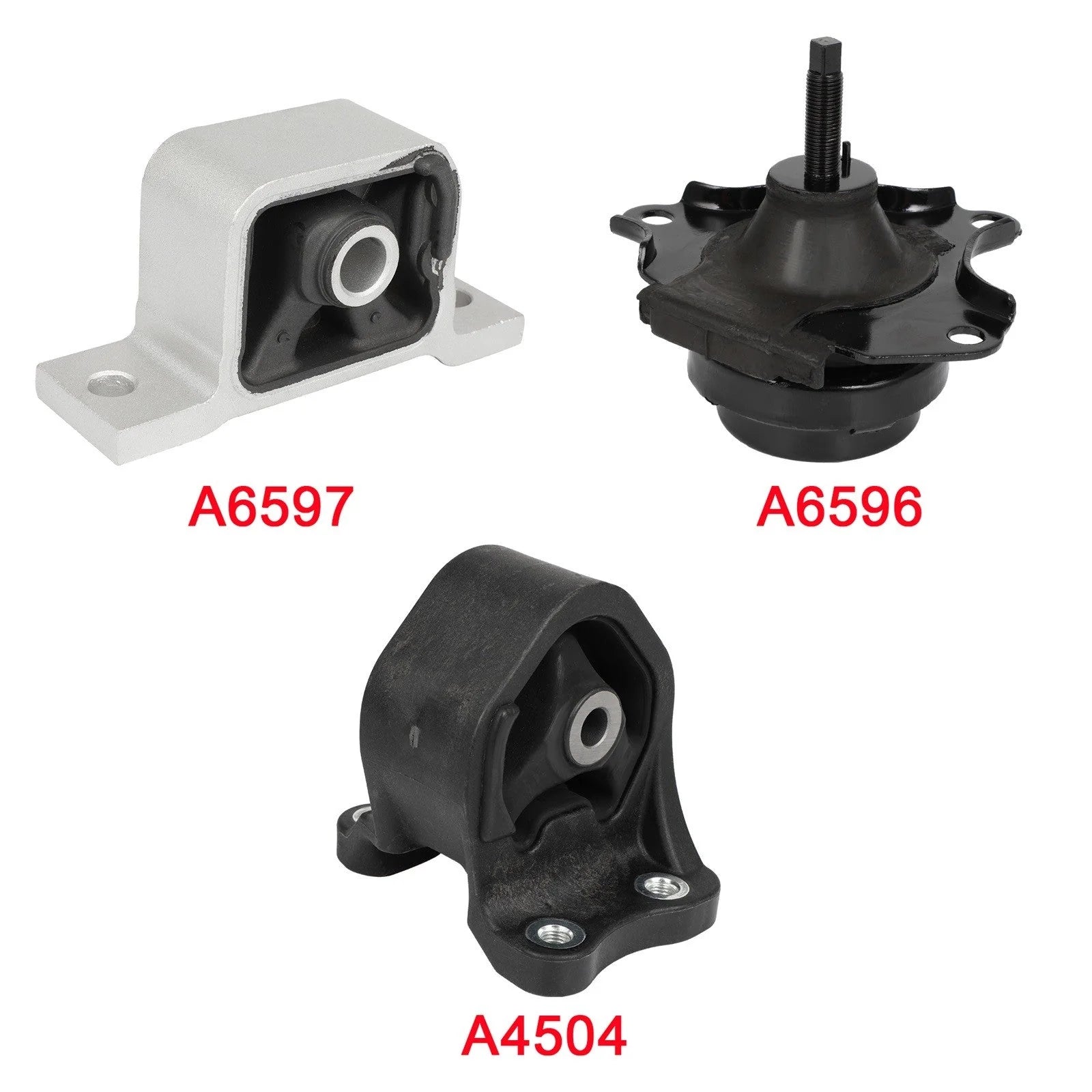 ECCPP Engine Motor Mount Kit FOR 2003-2011 Honda Element 2.4L for AT 3PCS 6B93BC-57 [2]