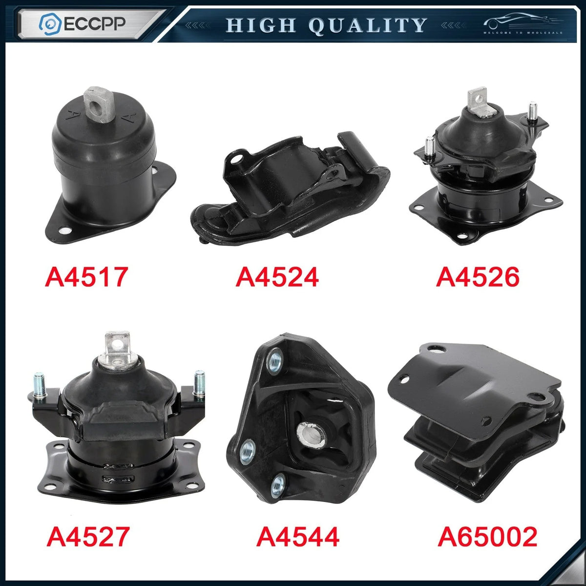 ECCPP Engine Motor Mount Kit For Acura TL 3.2L 2004-2006 6Pcs For Auto Trans KOEEP [1]