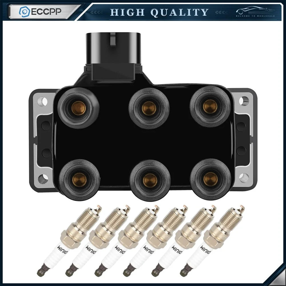 ECCPP For 4.0L Aerostar Explorer Mustang Ranger Mazda Ignition Coil Spark Plug KOEEP [1]