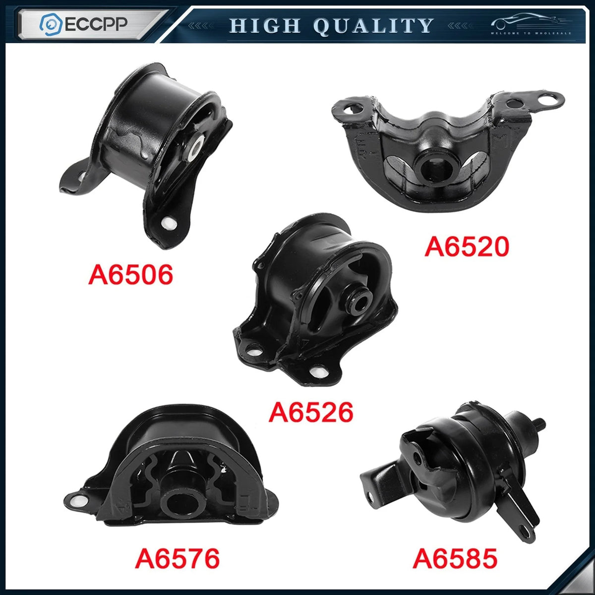 ECCPP For Honda CR-V 1997-01 2.0L Automatic Engine Motor Transmission Mount Set 6B93BC-57 [1]