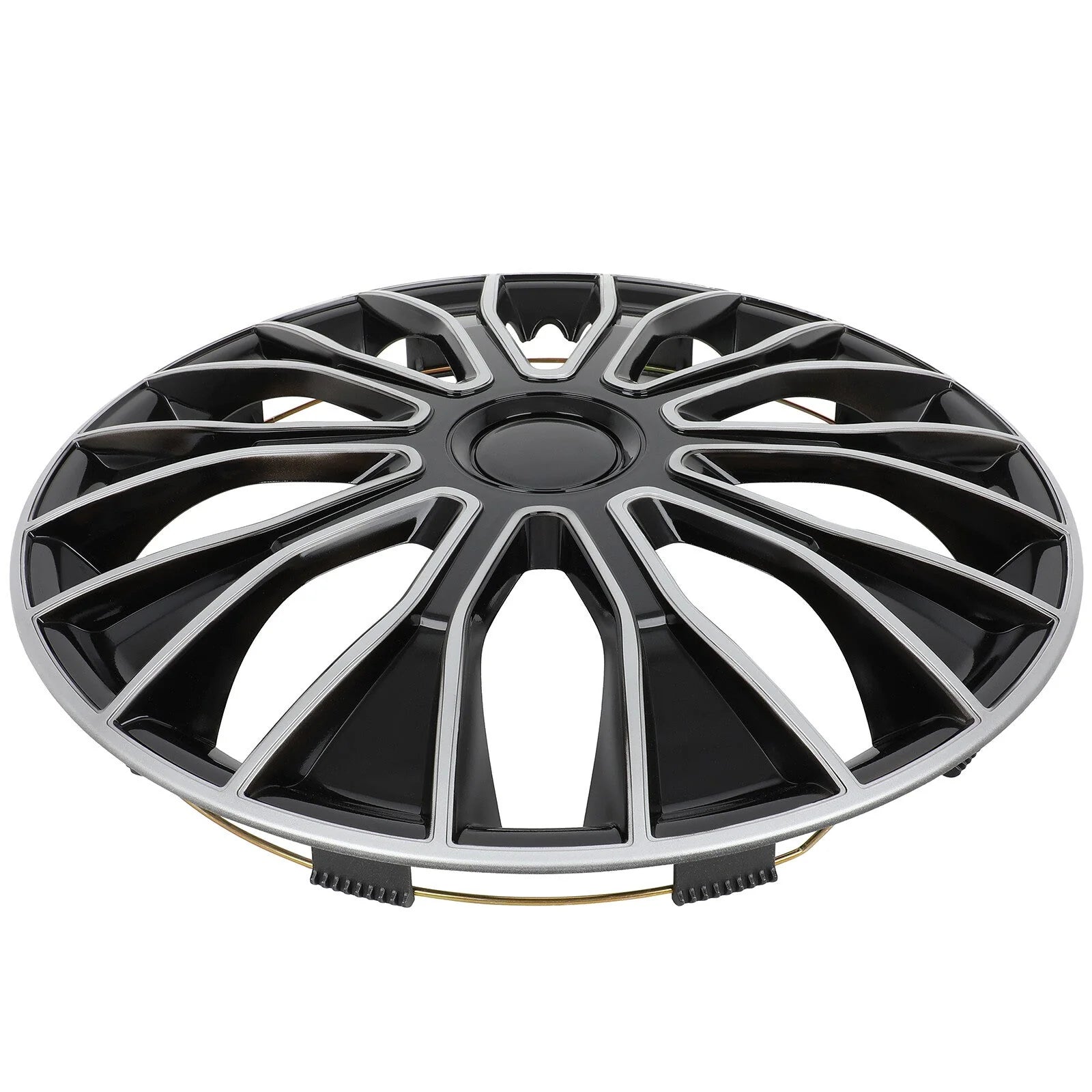 ECCPP Full Set Wheel Covers Fits R15 Tire & Steel Rim Snap On Full Hub Caps 15" KOEEP [5]
