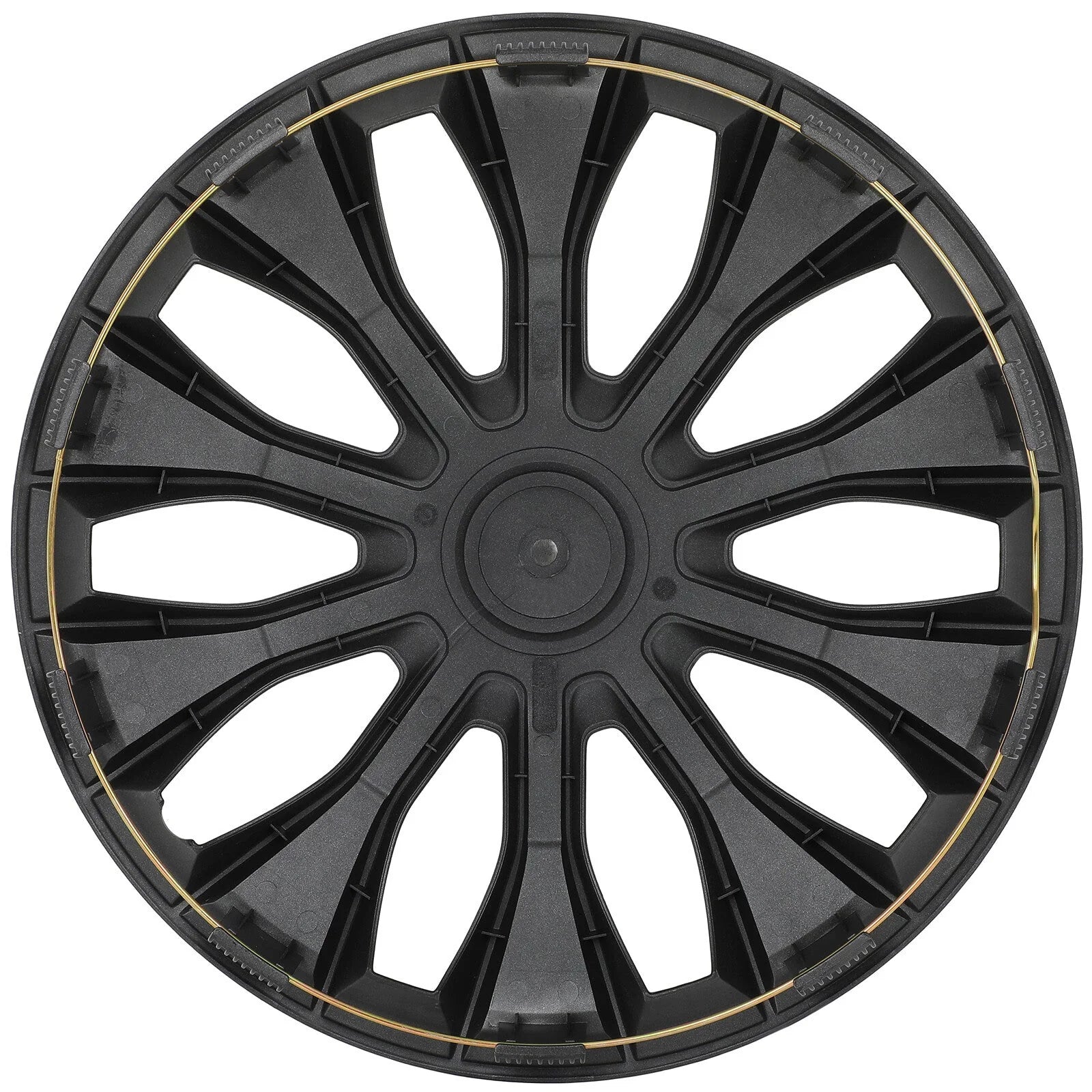 ECCPP Full Set Wheel Covers Fits R15 Tire & Steel Rim Snap On Full Hub Caps 15" KOEEP [6]
