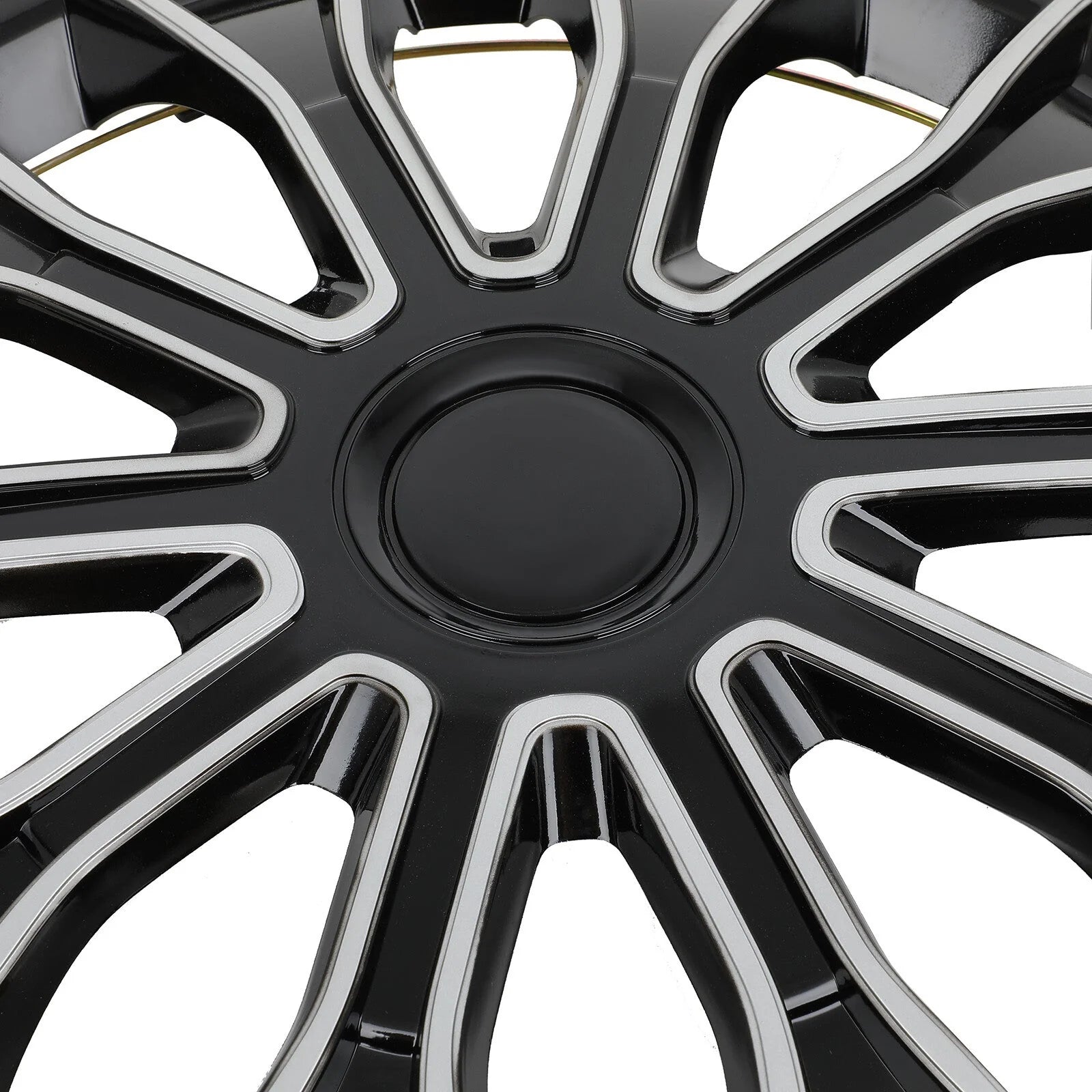 ECCPP Full Set Wheel Covers Fits R15 Tire & Steel Rim Snap On Full Hub Caps 15" KOEEP [9]