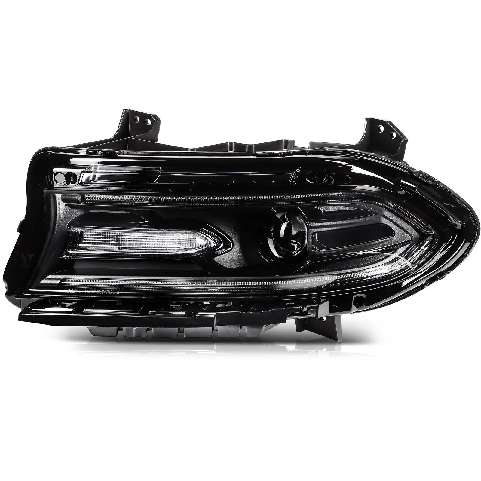 ECCPP Headlight Assembly For Dodge Charger 2015-2021 Driver Left Side Black 6B93BC-57 [1]