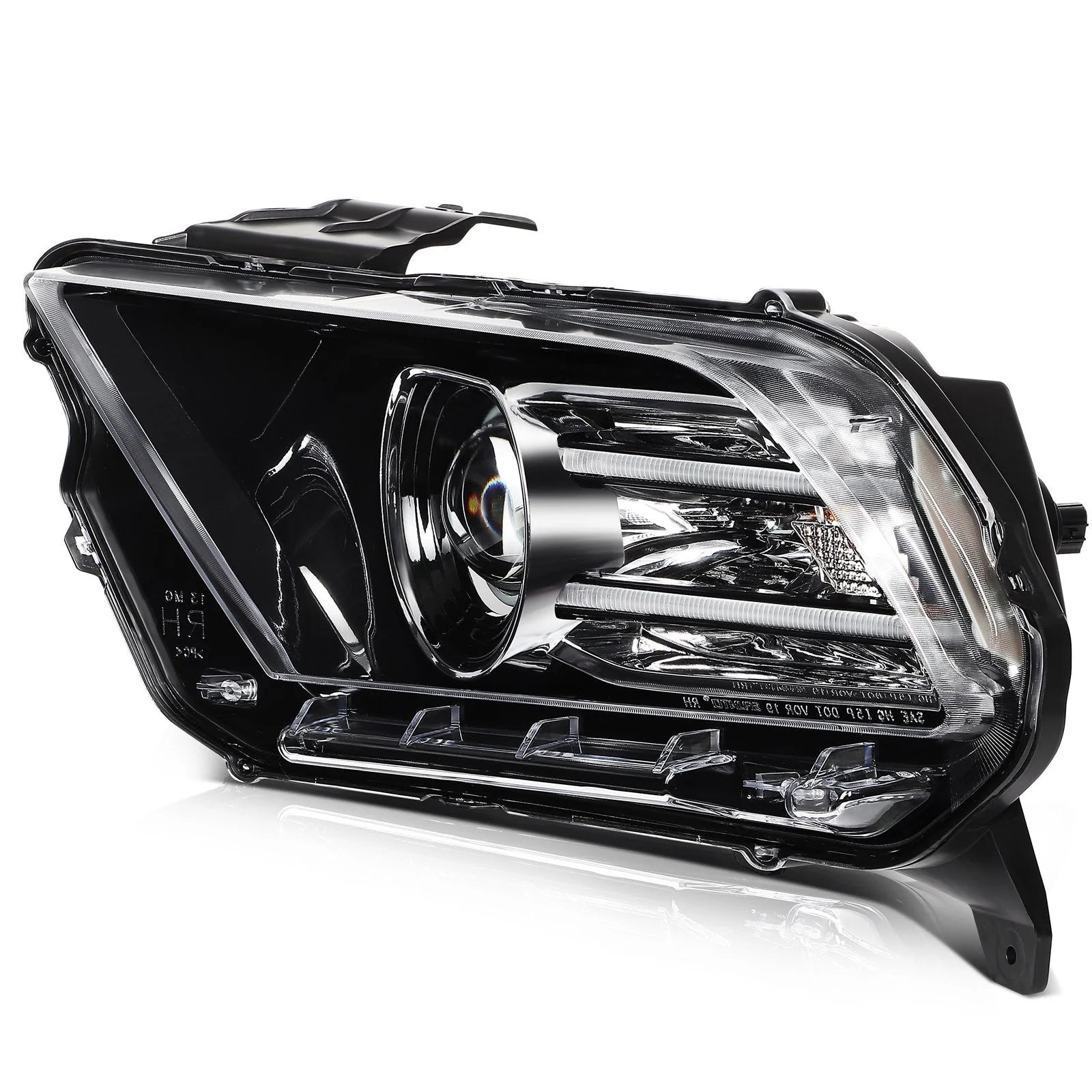 ECCPP Headlight Assembly For Ford Mustang 3.7L 5.0L 5.8L 2013-2014 Left Side 6B93BC-57 [6]