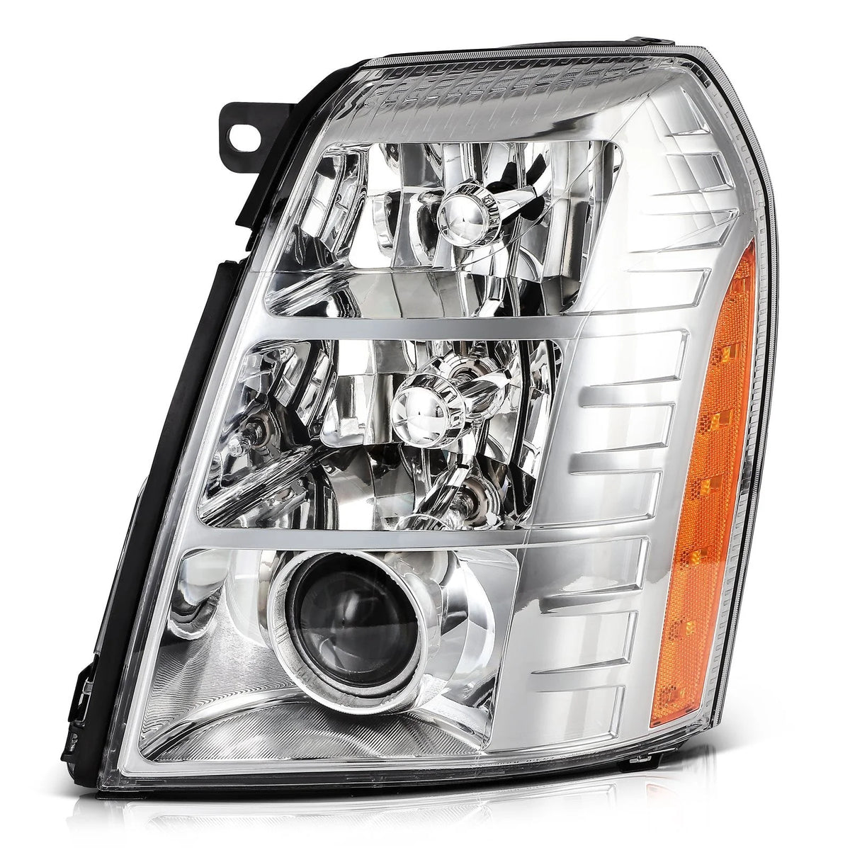 ECCPP Headlight For Cadillac Escalade 6.2L 2009-2014 Driver Left Side Chrome 6B93BC-57 [1]