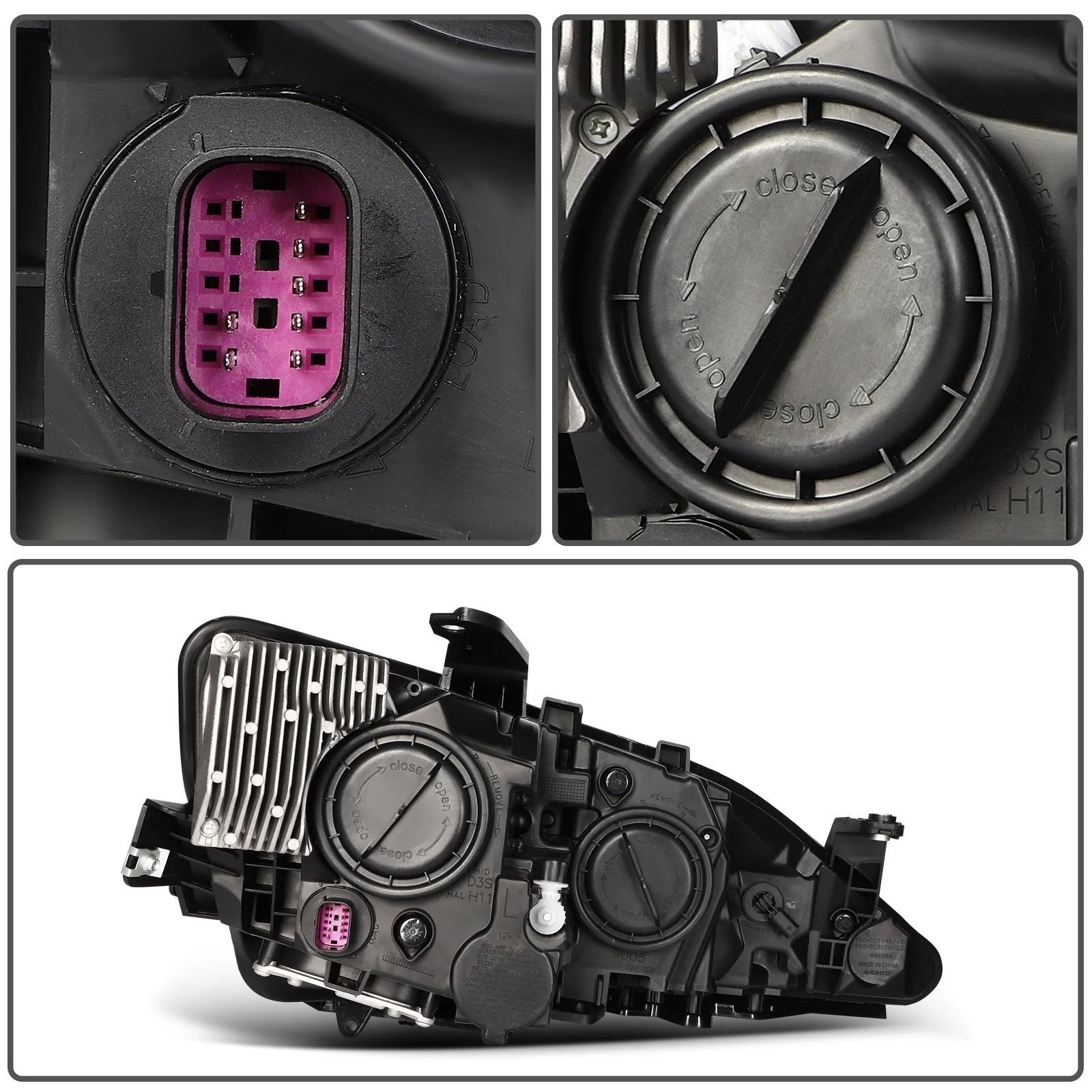 ECCPP Headlight For Chrysler Pacifica Voyager 3.6L 2017-2020 Driver Left Side KOEEP [9]