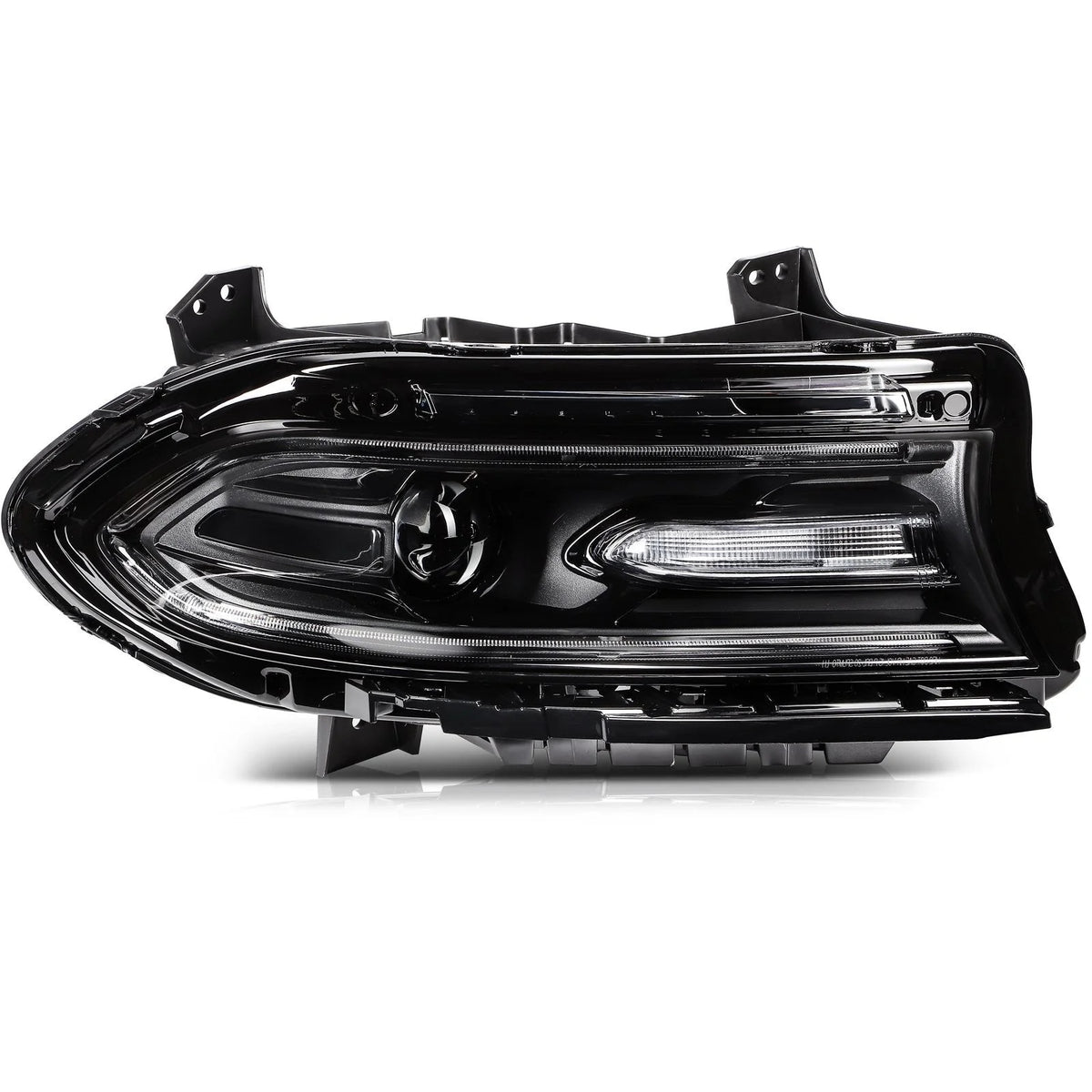 ECCPP Headlight For Dodge Charger 2015-2021 Passenger Right Side Black 6B93BC-57 [1]