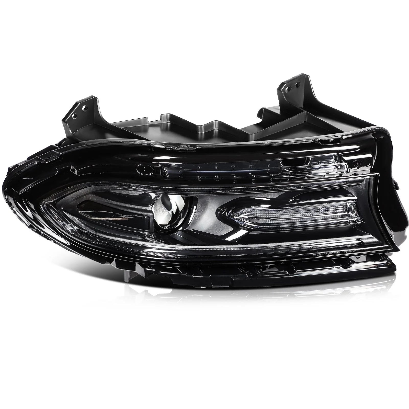 ECCPP Headlight For Dodge Charger 2015-2021 Passenger Right Side Black 6B93BC-57 [2]
