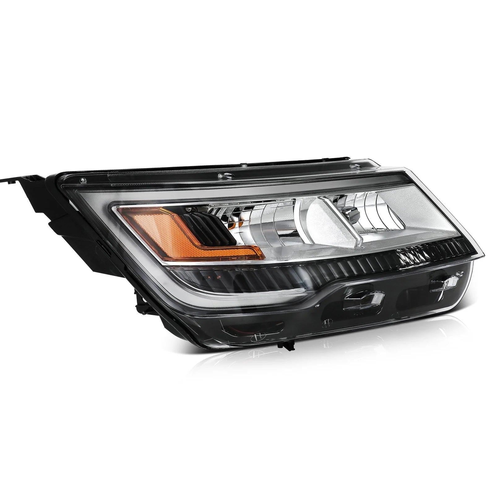 ECCPP Headlight For Ford Explorer 2.3L 3.5L 2016-2018 Passenger Right Side Black KOEEP [7]
