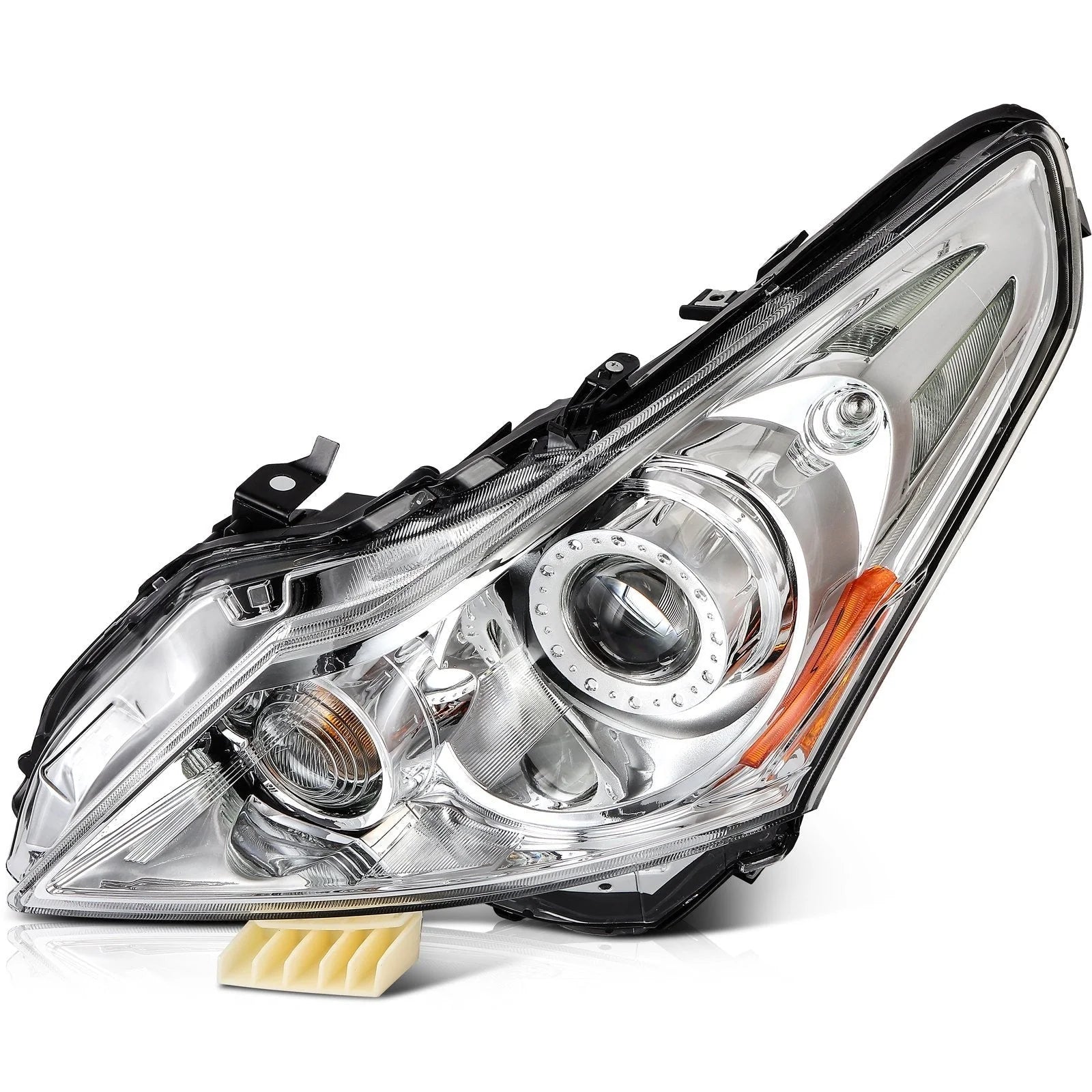 ECCPP Headlight For INFINITI For G25 For G37 2010-2013 Driver Left Side Chrome 6B93BC-57 [6]