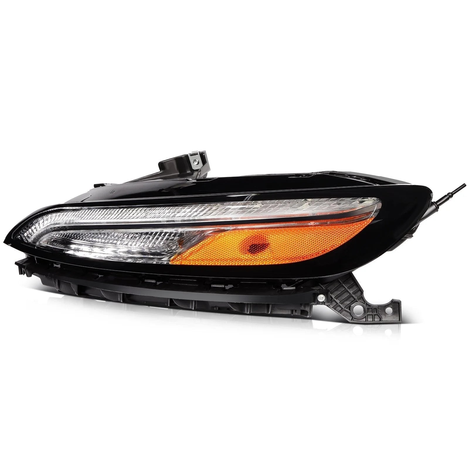 ECCPP Headlight For Jeep Cherokee 2.4L 3.2L 2014-2018 Driver Left Side Black 6B93BC-57 [4]