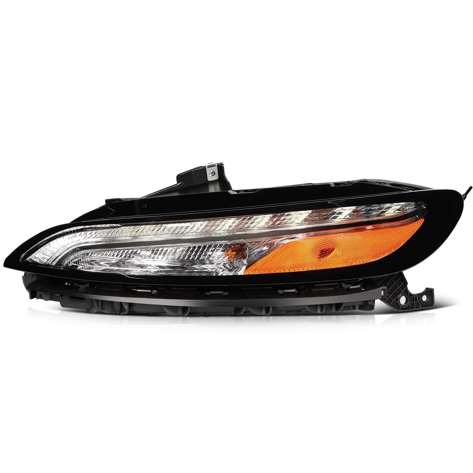 ECCPP Headlight For Jeep Cherokee 2.4L 3.2L 2014-2018 Driver Left Side Black 6B93BC-57 [7]