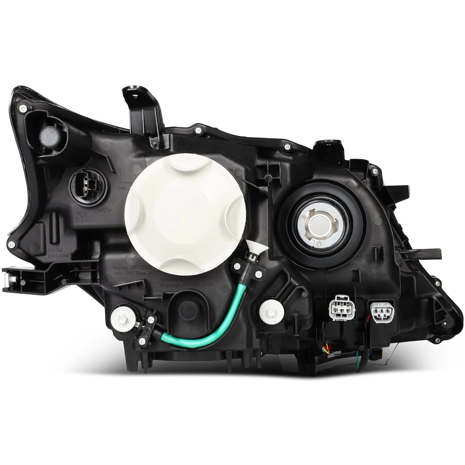 ECCPP Headlight For Lexus RX350 RX450h 3.5L 2013-2015 Driver Left Side Black 6B93BC-57 [4]