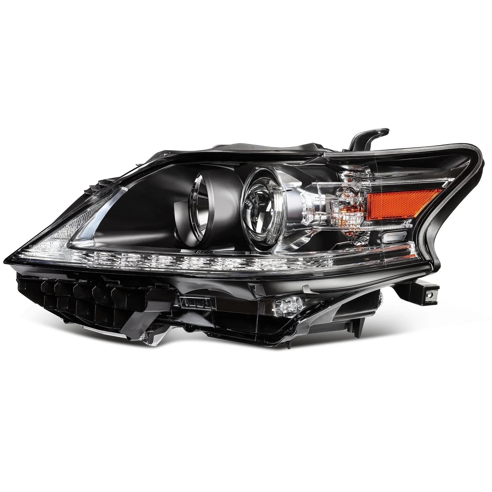 ECCPP Headlight For Lexus RX350 RX450h 3.5L 2013-2015 Driver Left Side Black 6B93BC-57 [5]