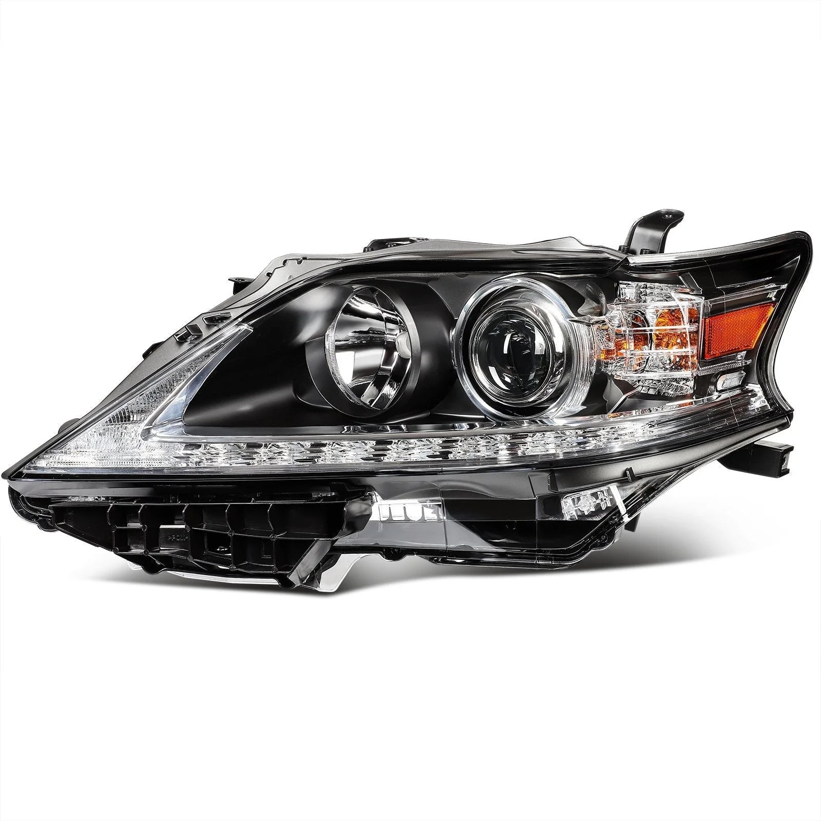 ECCPP Headlight For Lexus RX350 RX450h 3.5L 2013-2015 Driver Left Side Black 6B93BC-57 [7]