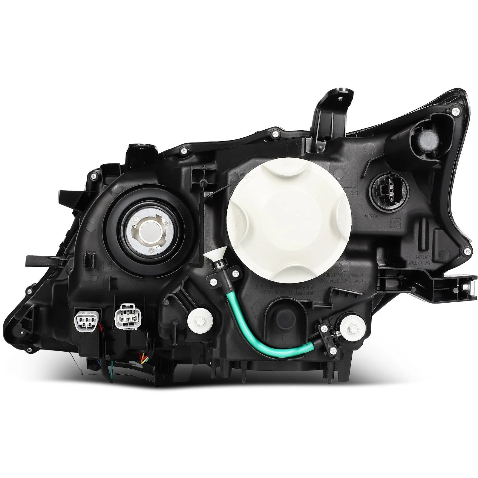 ECCPP Headlight For Lexus RX350 RX450h 3.5L 2013-2015 Passenger Right Side Black 6B93BC-57 [4]