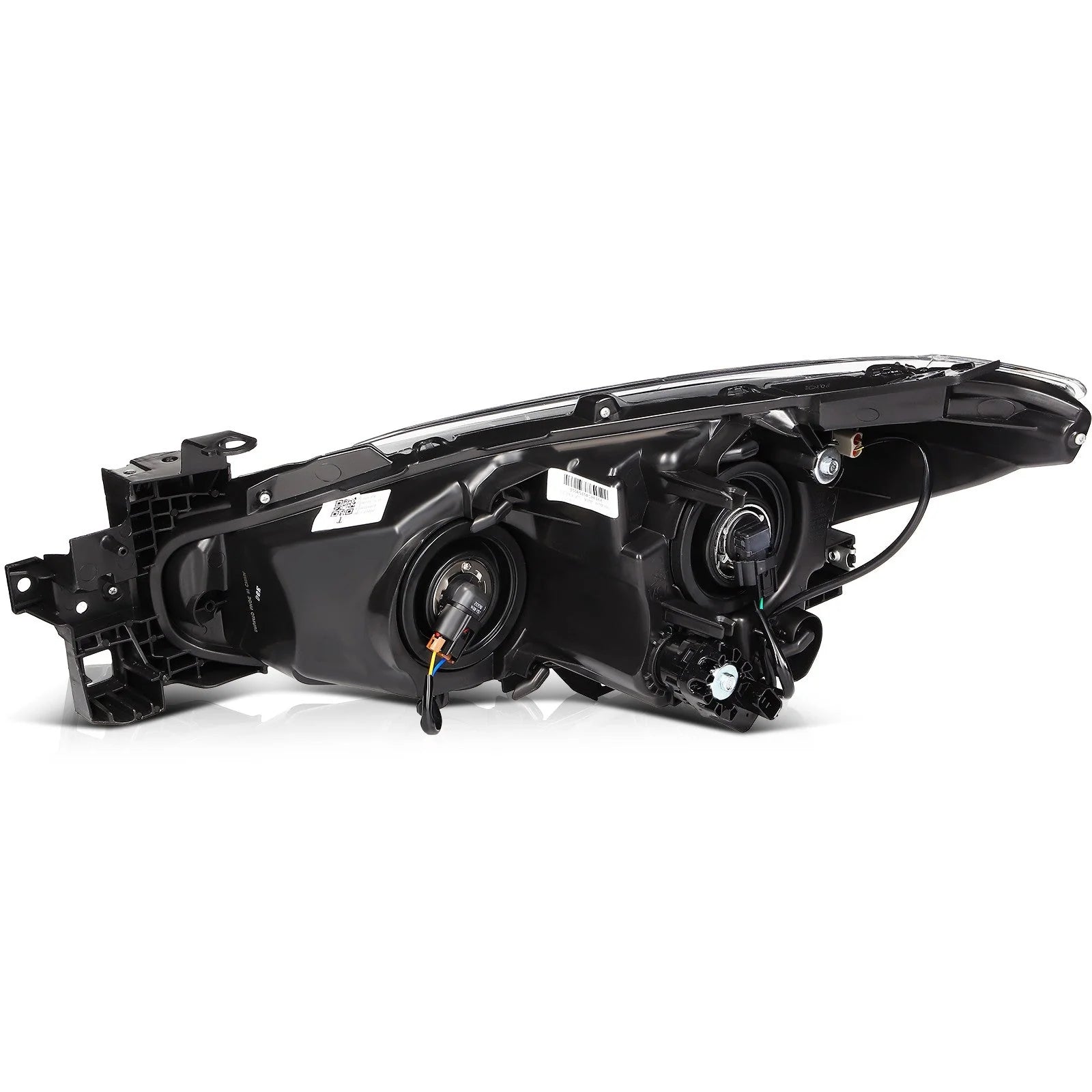 ECCPP Headlight For Mazda 3 2.0L 2.5L 2014-2016 Passenger Right Side Black Amber 6B93BC-57 [4]